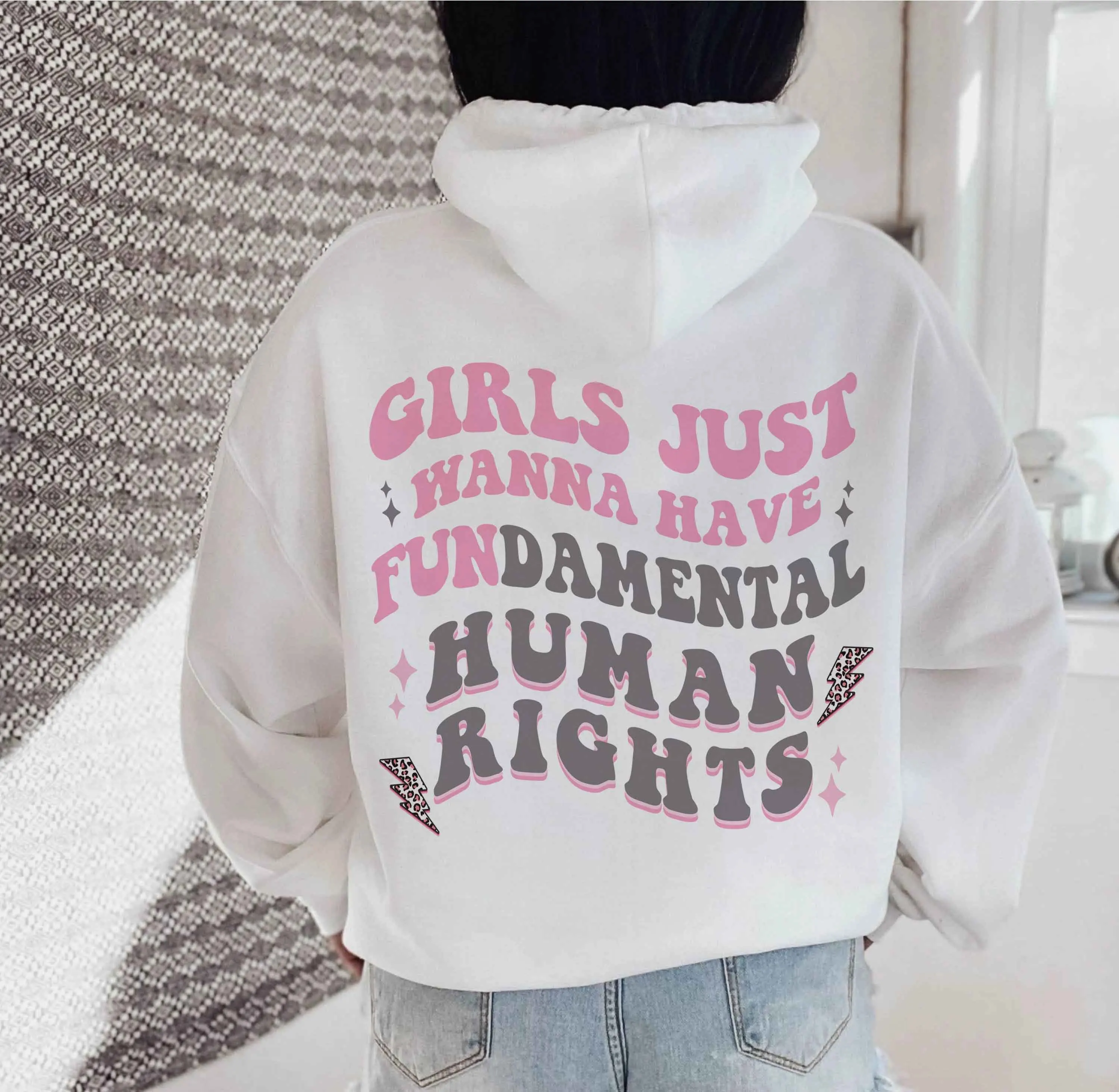 Girls Just Wanna Have Fundamental Human Rights hoodie slogan street style women vintage cotton graphic pullovers grunge tumblrs
Girls Just Wanna Have Fundamental Human Rights hoodie slogan street style women vintage cotton graphic pullovers grunge tumblrs