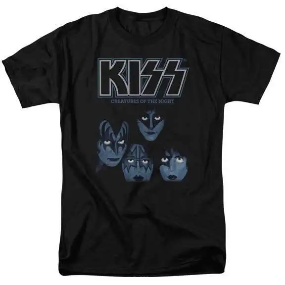 Обложка альбома Kiss Creatures Of The Night мужская футболка товары с металлической