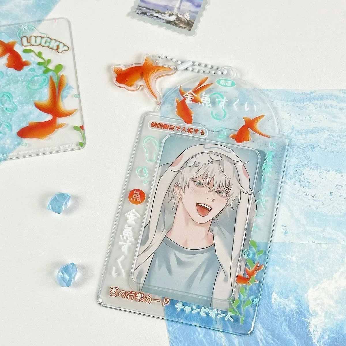 Прозрачный держатель для карт Goldfish 3 дюйма
Прозрачный держатель для карт Goldfish 3 дюйма