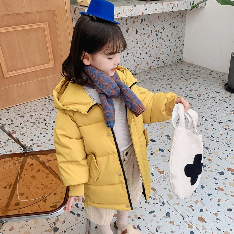 Kids Children's Down Outerwear Winter Boys Casual Hooded Clothes Girls Cotton-Padded Parka Coats Thicken Warm Long Jackets
Kids Children's Down Outerwear Winter Boys Casual Hooded Clothes Girls Cotton-Padded Parka Coats Thicken Warm Long Jackets