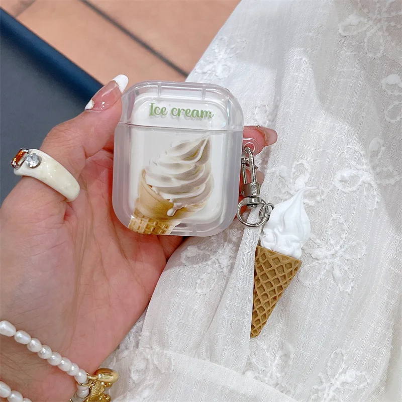 Ice Cream Pendant Case for AirPods Pro2 Airpod Pro 1 2 3 Bluetooth Earbuds Charging Box Protective Earphone Case Cover
Ice Cream Pendant Case for AirPods Pro2 Airpod Pro 1 2 3 Bluetooth Earbuds Charging Box Protective Earphone Case Cover