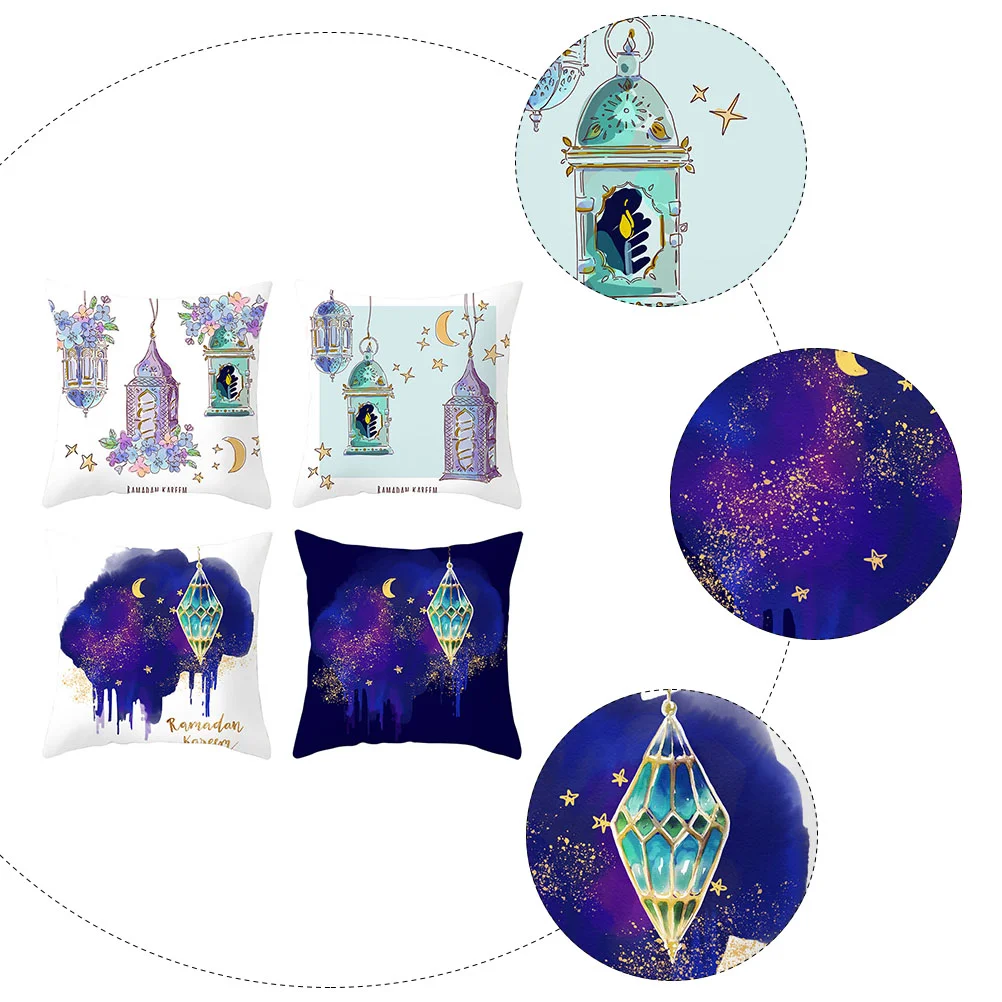 4 Ramadan Throw Pillow Cover Modern Aesthetic Square Pillow Case Eid Mubarak Cushion Slipcover for Islam Sleeping pillows
4 Ramadan Throw Pillow Cover Modern Aesthetic Square Pillow Case Eid Mubarak Cushion Slipcover for Islam Sleeping pillows