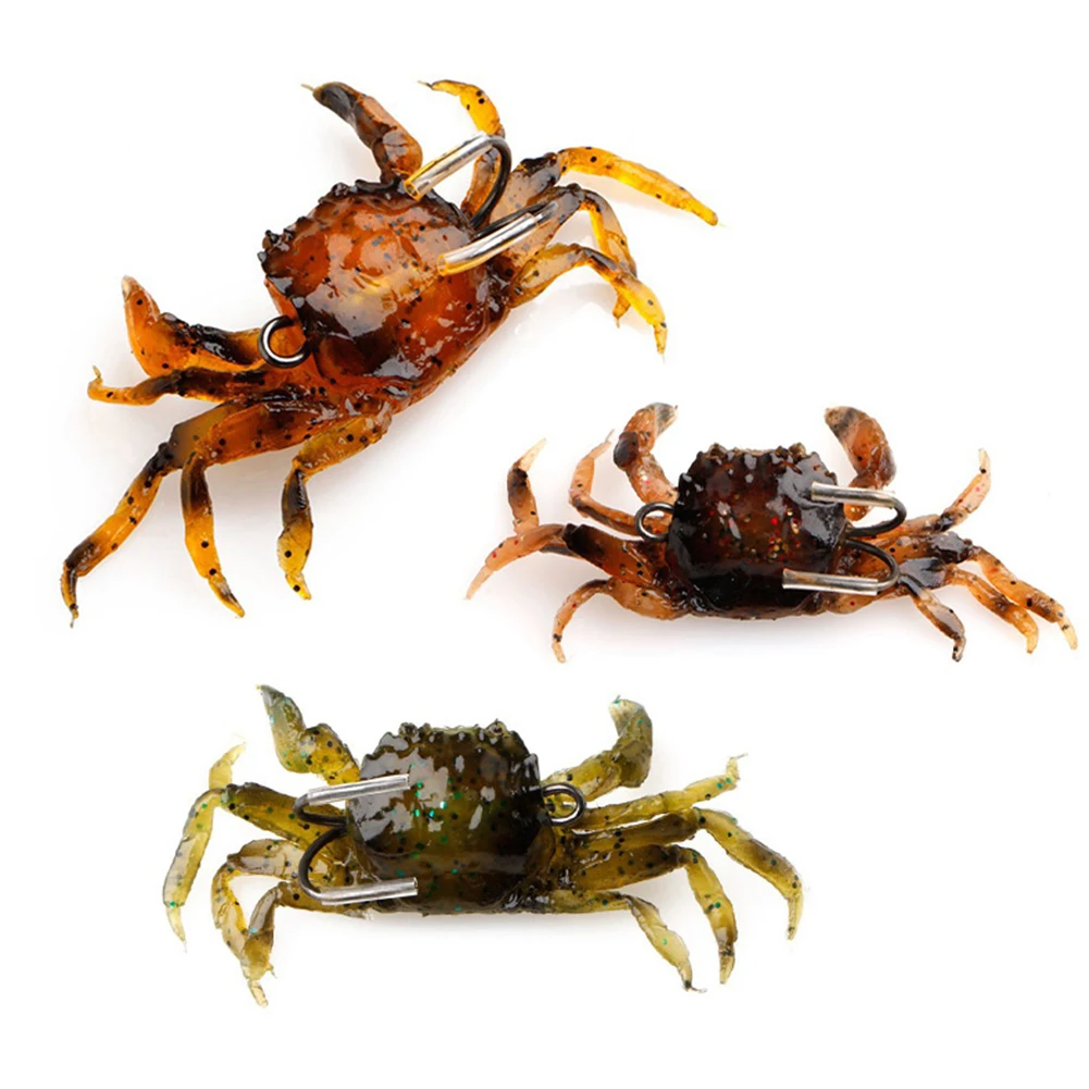Saltwater 3D Crab Lures Bass Outdoor Sport Fishing Accessories Artificial Bait Soft Bass Carp Cod Sea Fishing Hook Tackle Tool
Saltwater 3D Crab Lures Bass Outdoor Sport Fishing Accessories Artificial Bait Soft Bass Carp Cod Sea Fishing Hook Tackle Tool