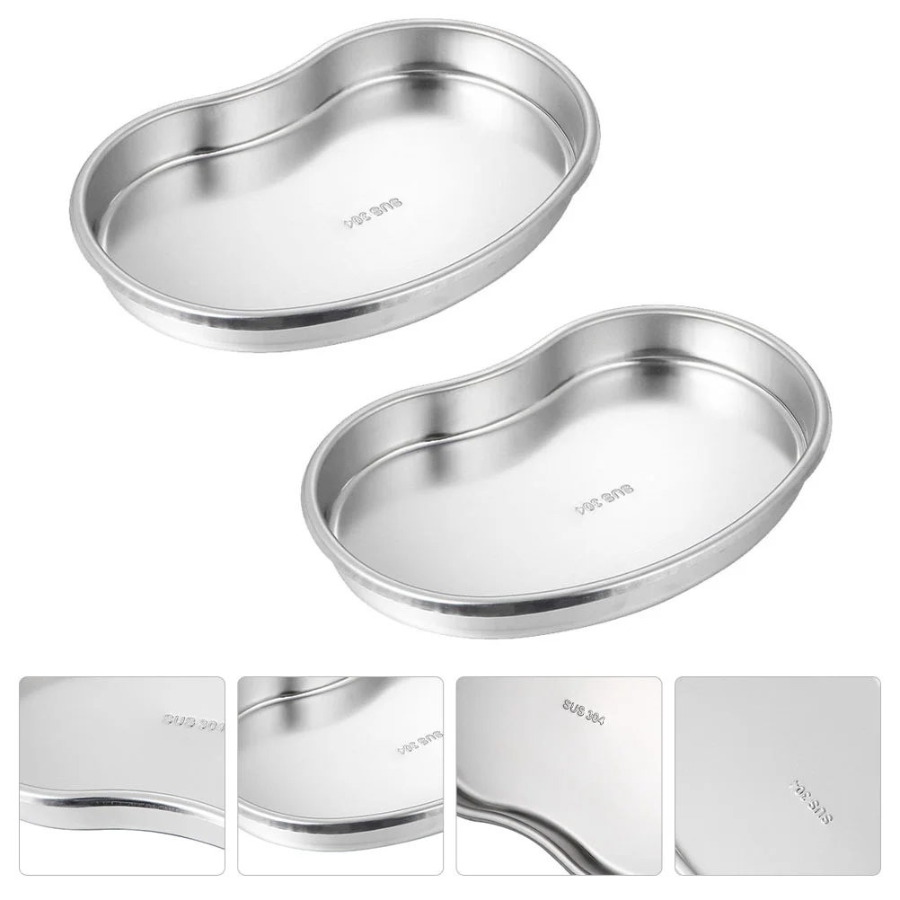 2pcs Stainless Steel Tray Dentist Tray Instrument Supplies Tray for 
2pcs Stainless Steel Tray Dentist Tray Instrument Supplies Tray for