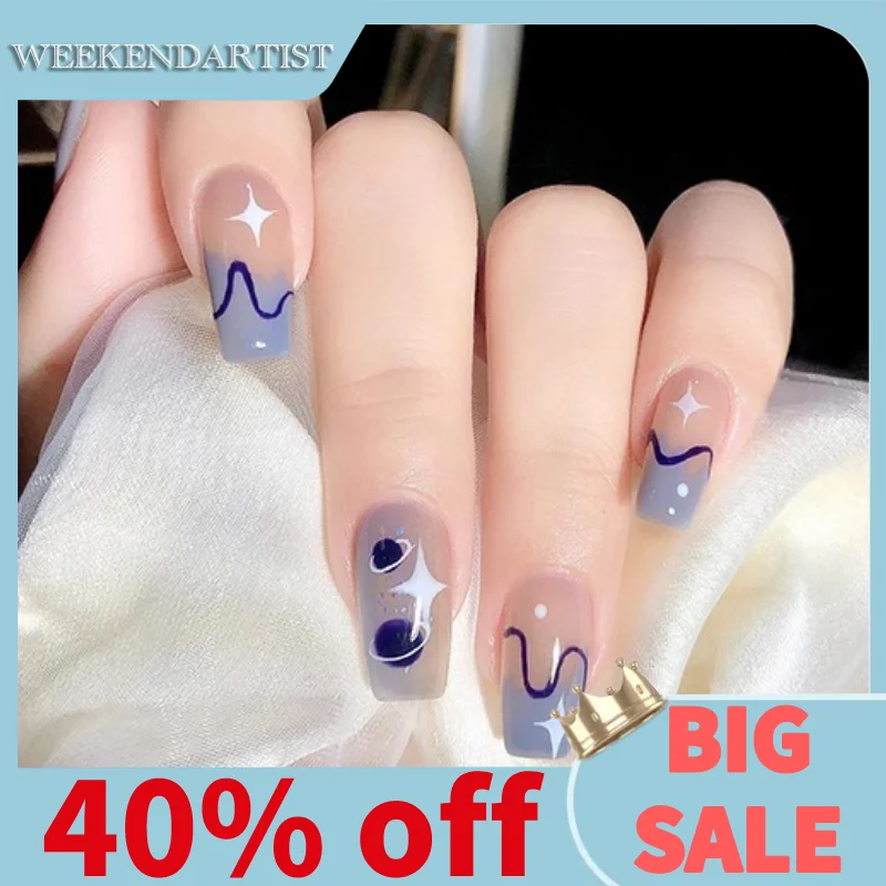 24pcs Douyin Nail Press on Short False Nails Extension Tips Reusable Adhesive Star Pink Black Style Free Shipping Item 1 Dolla
24pcs Douyin Nail Press on Short False Nails Extension Tips Reusable Adhesive Star Pink Black Style Free Shipping Item 1 Dolla