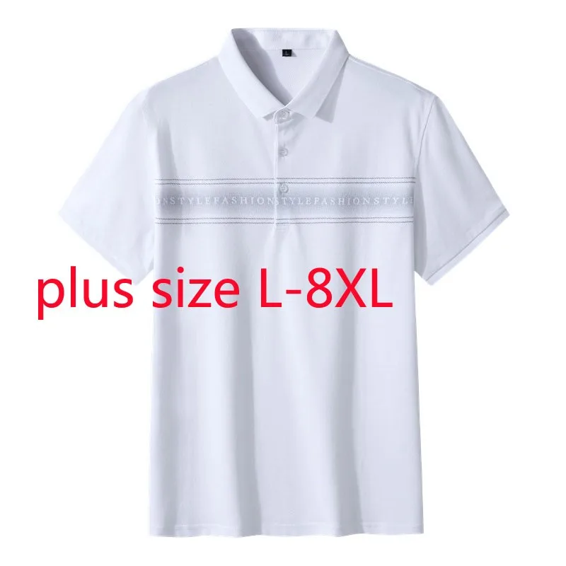 New Arrival Fashion Super Large Summer Men Short Sleeve Casual Turn-down Collar Knitted T Shirt Plus Size L XL 2XL 3XL 4XL -8XL
New Arrival Fashion Super Large Summer Men Short Sleeve Casual Turn-down Collar Knitted T Shirt Plus Size L XL 2XL 3XL 4XL -8XL