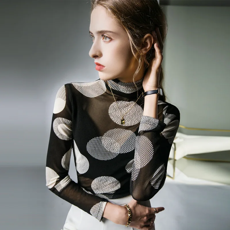 HIgh Quality 2023 Women Tops Print Gauze T-shirt Female Clothing Winter Autumn Sexy Crop Top Clothes Casual Fashion Blouse Y2k
HIgh Quality 2023 Women Tops Print Gauze T-shirt Female Clothing Winter Autumn Sexy Crop Top Clothes Casual Fashion Blouse Y2k