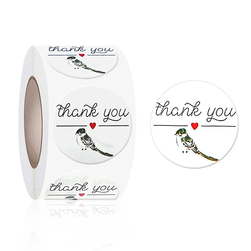 500pcs/roll 25mm Thank You Stickers 1inch Envelope Seal Labels Gift Packaging Stickers Wedding Birthday Party Offer Stationery
500pcs/roll 25mm Thank You Stickers 1inch Envelope Seal Labels Gift Packaging Stickers Wedding Birthday Party Offer Stationery