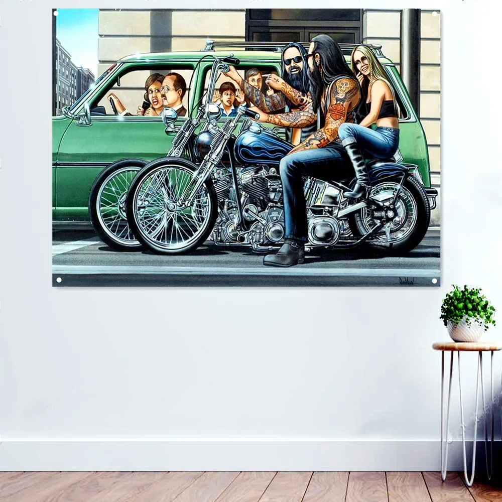 Gangsta Motorcycle Rider Poster Home Decor Banner Wall Hanging Flag Canvas Painting Wall Chart For Bedroom Living Room Dormitory
Gangsta Motorcycle Rider Poster Home Decor Banner Wall Hanging Flag Canvas Painting Wall Chart For Bedroom Living Room Dormitory