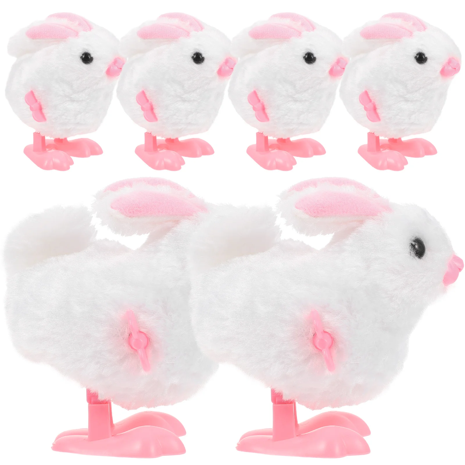 6Pcs Easter Rabbits Wind Up Toys Plush Rabbits Clockwork Toys Wind-Up Jumping Rabbit Toy
6Pcs Easter Rabbits Wind Up Toys Plush Rabbits Clockwork Toys Wind-Up Jumping Rabbit Toy