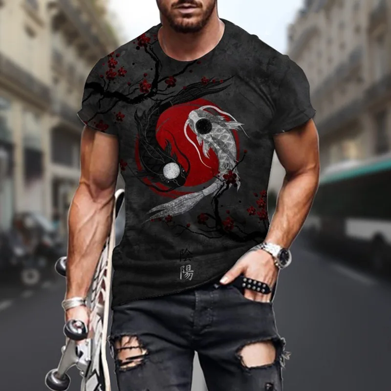 Summer Hot Trend Printing Men's T Shirt Casual O Neck Short Sleeve Oversized T Shirt Comfortable Men's Short Sleeve Top
Summer Hot Trend Printing Men's T Shirt Casual O Neck Short Sleeve Oversized T Shirt Comfortable Men's Short Sleeve Top