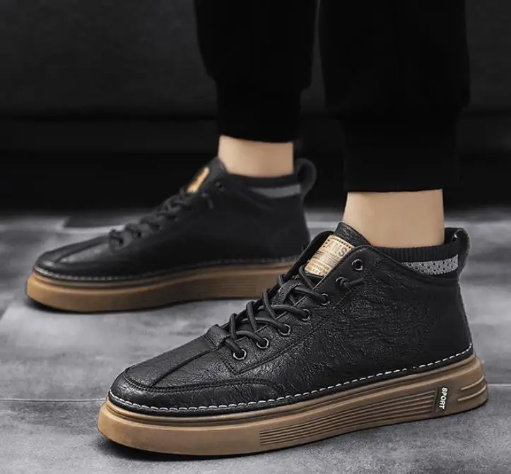 Men's Sneakers 2022 New Spring Autumn Casual Artificial Leather Shoes Fashion All-match Non-slip Light Outdoor Walking Footwear
Men's Sneakers 2022 New Spring Autumn Casual Artificial Leather Shoes Fashion All-match Non-slip Light Outdoor Walking Footwear