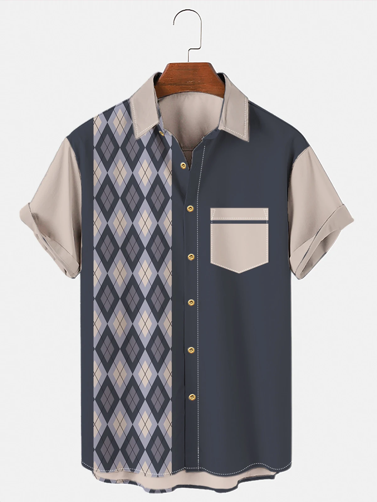 Hawaiian Shirt Men's Short Sleeve Multicolor Striped Fashion Retro Loose Casual Button Men's Cotton Beach Shirt S-5xl
Hawaiian Shirt Men's Short Sleeve Multicolor Striped Fashion Retro Loose Casual Button Men's Cotton Beach Shirt S-5xl