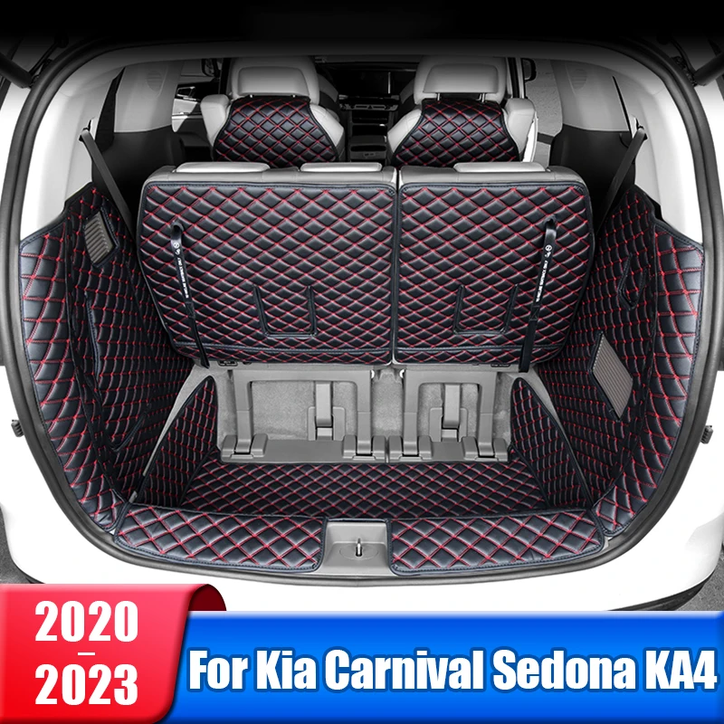 3D trunk mats For Kia Carnival Sedona KA4 2020 2021 2022 2023 leather car trunk mat cargo liner rug carpet interior accessories
3D trunk mats For Kia Carnival Sedona KA4 2020 2021 2022 2023 leather car trunk mat cargo liner rug carpet interior accessories