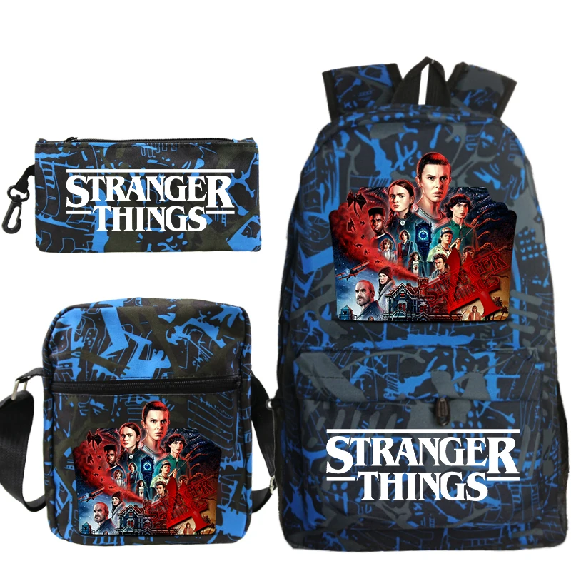 3Pcs/set Stranger Things 4 Backpack Students Rucksack Boys Girls School Bags Kids Bookbag Teenager Travel Bag Children Backpacks
3Pcs/set Stranger Things 4 Backpack Students Rucksack Boys Girls School Bags Kids Bookbag Teenager Travel Bag Children Backpacks