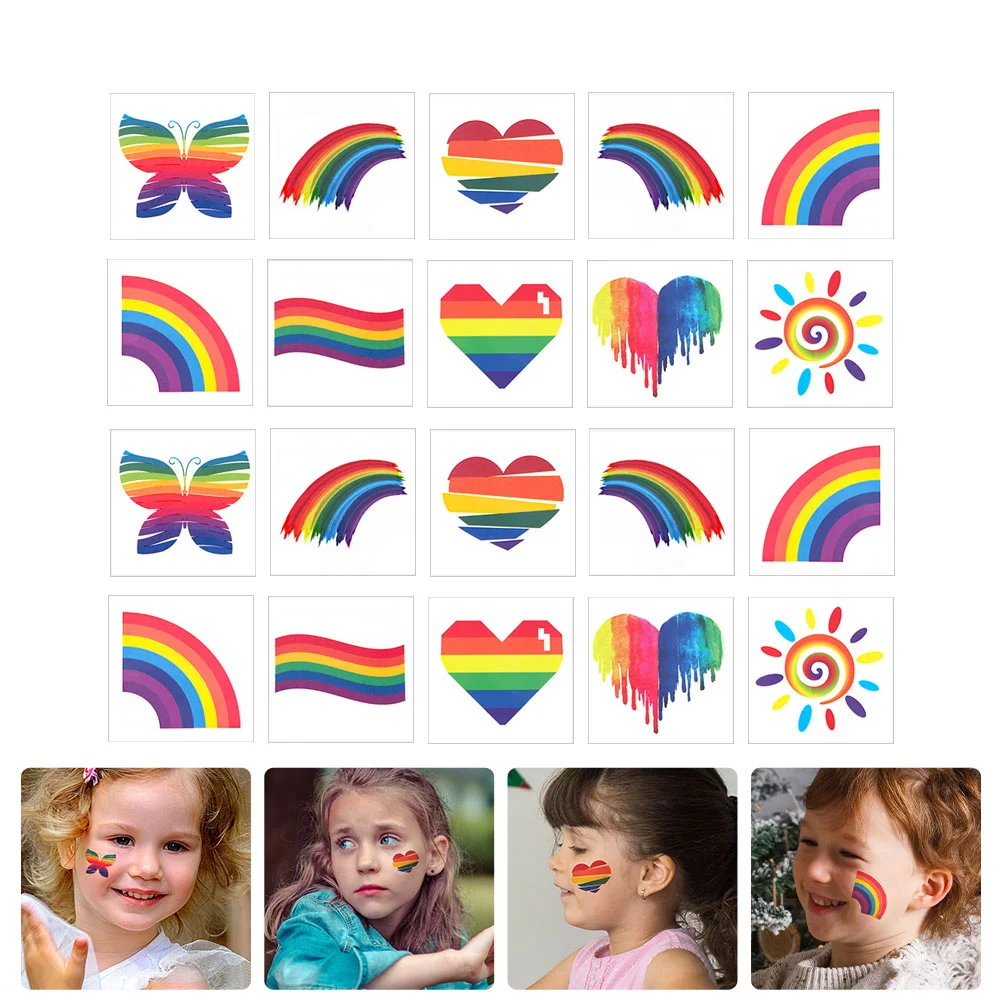 Stickers Temporarygay Pride Face Rainbow Stickerbody Flagheartcelebrations Decals Pastes Tattooing Kids Fake
Stickers Temporarygay Pride Face Rainbow Stickerbody Flagheartcelebrations Decals Pastes Tattooing Kids Fake