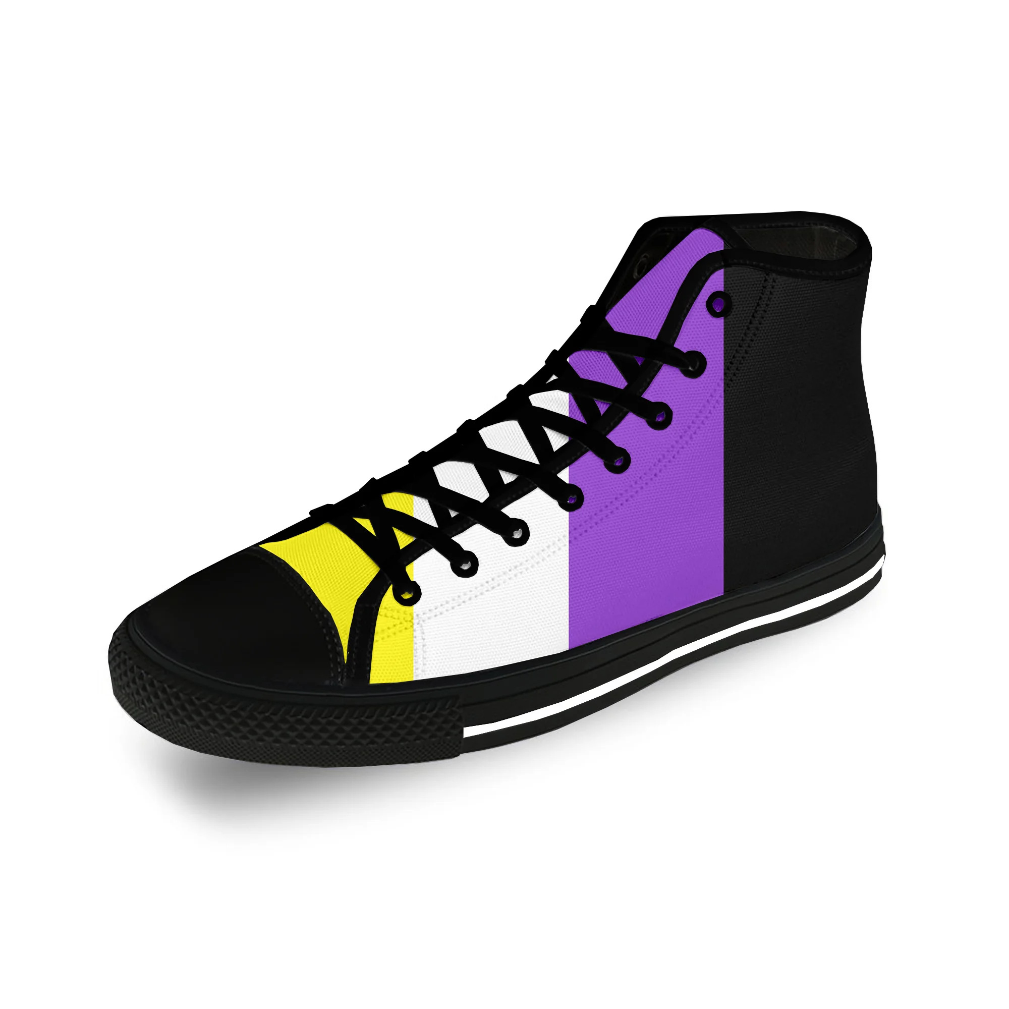 Non binary Flag Enby Pride Funny Casual Cloth Fashion 3D Print High Top Canvas Shoes Men Women Lightweight Breathable Sneakers
Non binary Flag Enby Pride Funny Casual Cloth Fashion 3D Print High Top Canvas Shoes Men Women Lightweight Breathable Sneakers
