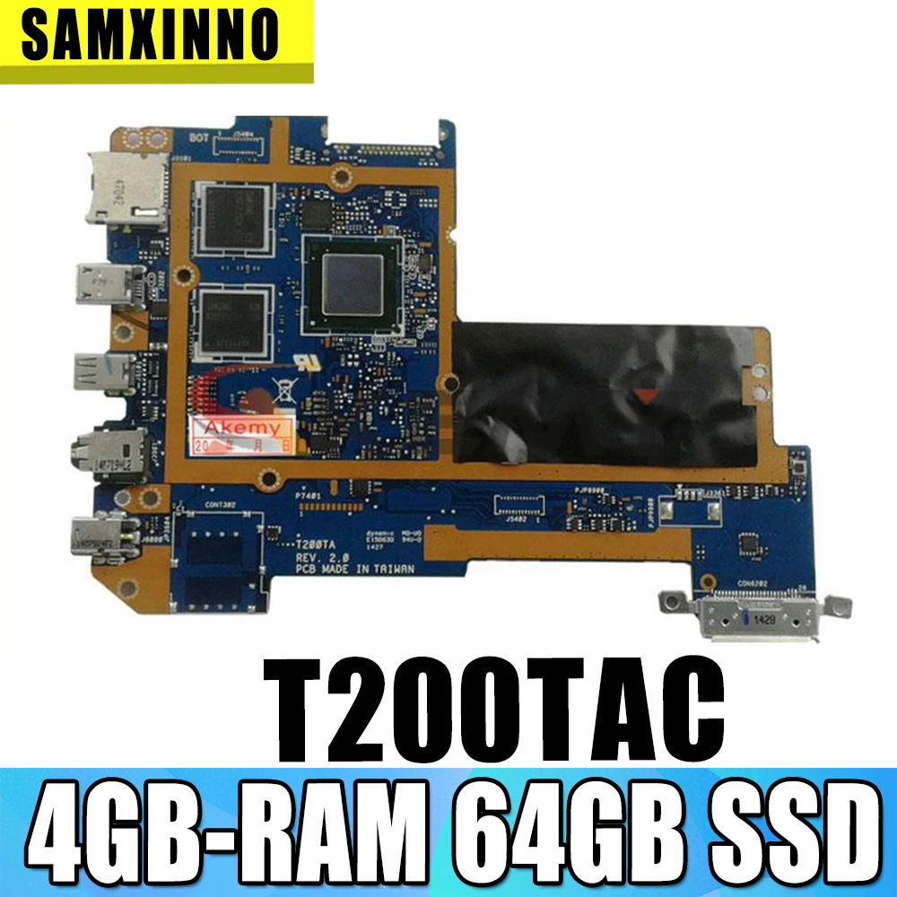 Материнская плата Akemy T200TAC для планшетного ПК, основная плата 4G /Z3795 ЦПУ 64 Гб SSD для Asus T200TAC T200TA T200T, 90NB06I0-R00040
Материнская плата Akemy T200TAC для планшетного ПК, основная плата 4G /Z3795 ЦПУ 64 Гб SSD для Asus T200TAC T200TA T200T, 90NB06I0-R00040