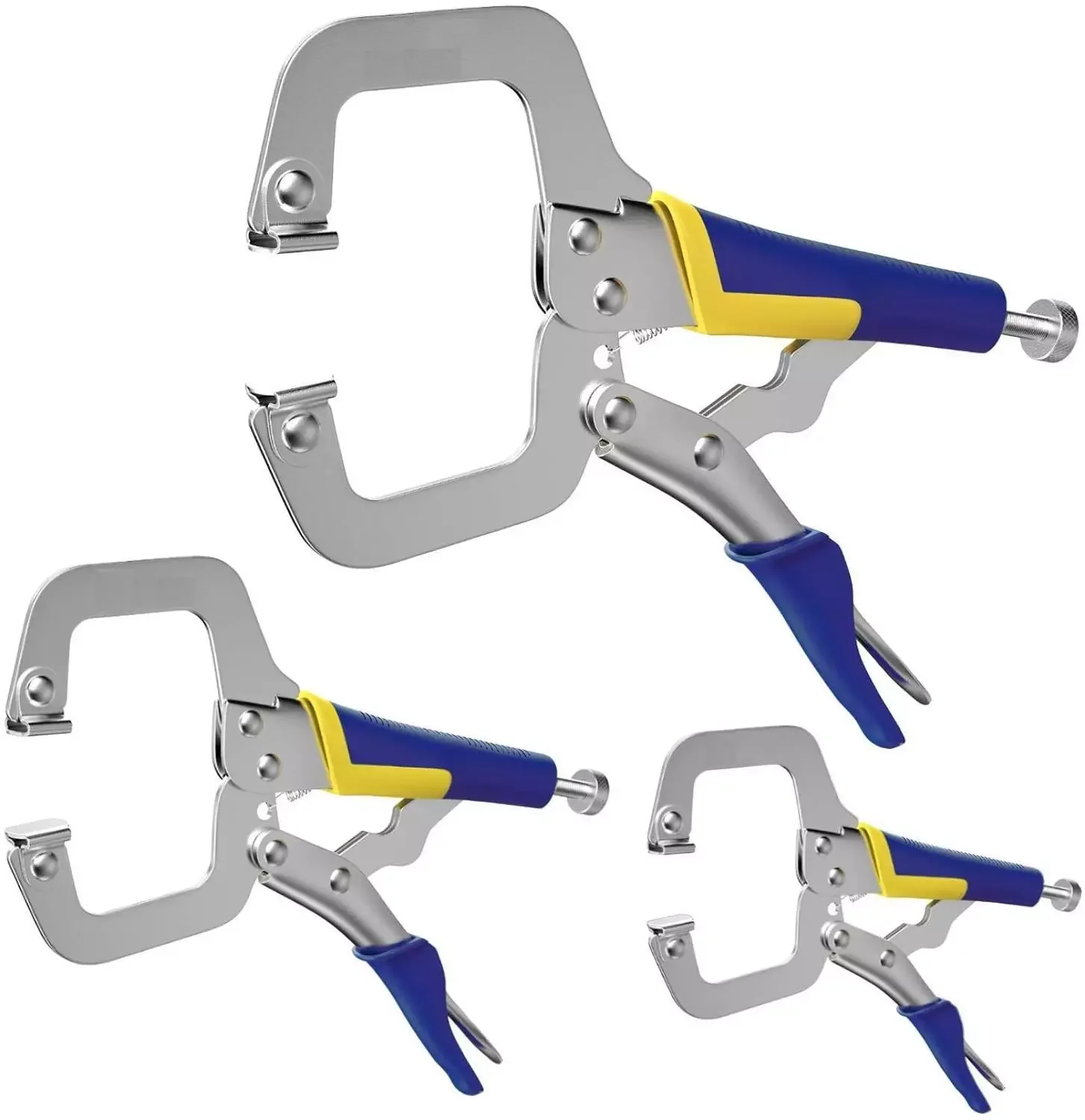 Face Clamp for Woodworking 6/9/11/-inch Table Vise Grip Tool Cabinets Locking C Clamps Heavy Duty Ergonomic Grip C-Type Clamp
Face Clamp for Woodworking 6/9/11/-inch Table Vise Grip Tool Cabinets Locking C Clamps Heavy Duty Ergonomic Grip C-Type Clamp