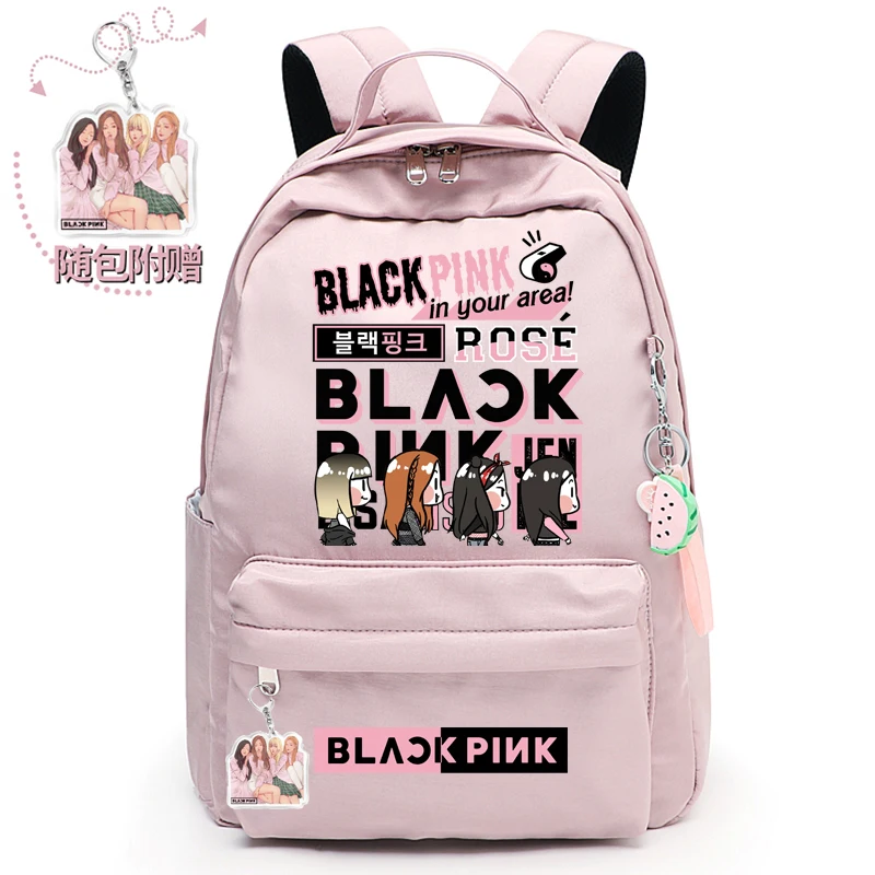 Новый милый рюкзак Kpop group с изображением мигающих мультяшных героев, черный, розовый рюкзак, школьная сумка BP, подарок
Новый милый рюкзак Kpop group с изображением мигающих мультяшных героев, черный, розовый рюкзак, школьная сумка BP, подарок