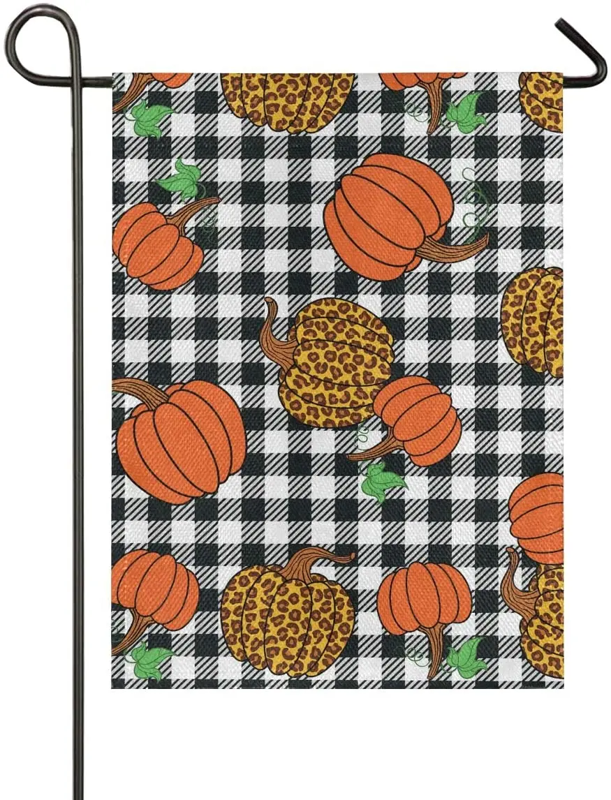 Fall Autumn Leopard Pumpkins Thanksgiving Buffalo Plaid Garden Flag Welcome Home House Flags Double Sided Yard Banner Outdoor De
Fall Autumn Leopard Pumpkins Thanksgiving Buffalo Plaid Garden Flag Welcome Home House Flags Double Sided Yard Banner Outdoor De