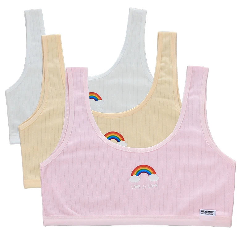 3pcs Cotton Teen Girls Training Bra Puberty Adolescent Vest Wireless Sports Bras Children Tank Tops Kids Brassiere
3pcs Cotton Teen Girls Training Bra Puberty Adolescent Vest Wireless Sports Bras Children Tank Tops Kids Brassiere