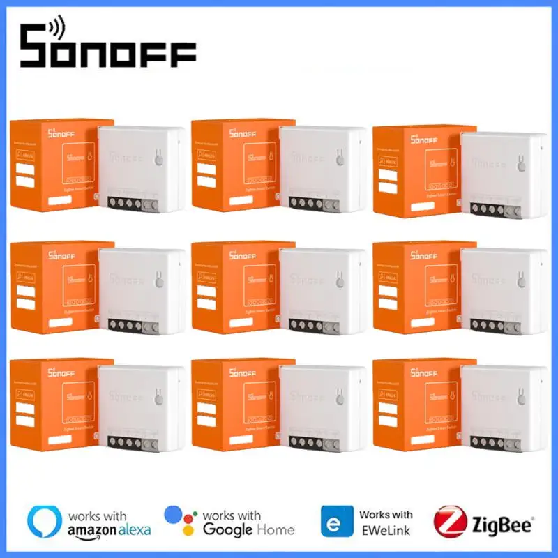 Умный мини-выключатель SONOFF Zigbee 3,0 ZB, двухсторонний дистанционный переключатель с приложением для умного дома, управление через SmartThings, Alexa Google Home
Умный мини-выключатель SONOFF Zigbee 3,0 ZB, двухсторонний дистанционный переключатель с приложением для умного дома, управление через SmartThings, Alexa Google Home