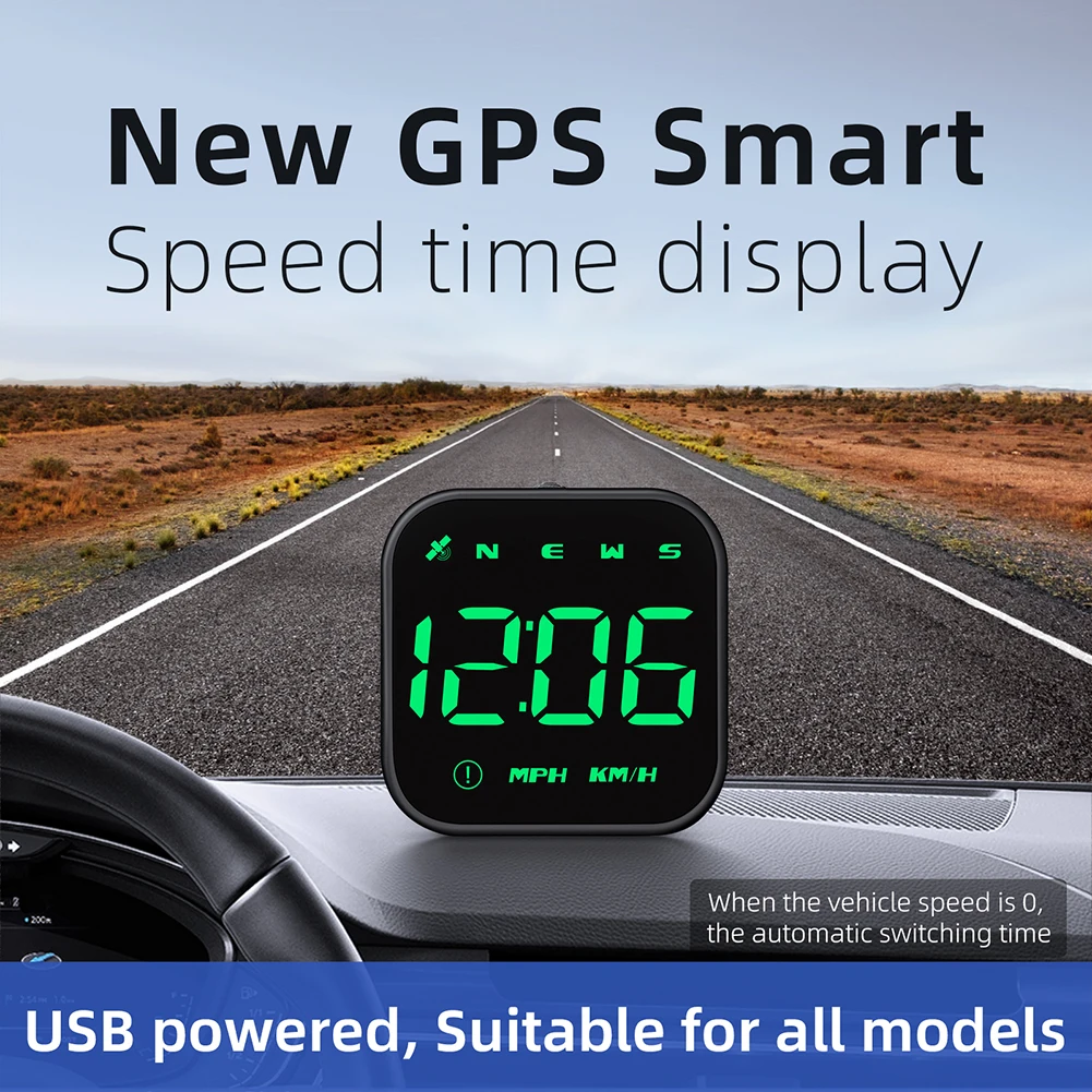 G4 Head Up Display LED Auto Speedometer Smart Digital Alarm Reminder GPS HUD Car Accessories for All Car
G4 Head Up Display LED Auto Speedometer Smart Digital Alarm Reminder GPS HUD Car Accessories for All Car