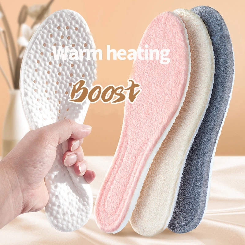 Massage Felt Fleece Insoles Shoe Pads Feet Pad Shock Absorbing Heated Insoles Warm Thicken Men Women Winter Breathable Thermal
Massage Felt Fleece Insoles Shoe Pads Feet Pad Shock Absorbing Heated Insoles Warm Thicken Men Women Winter Breathable Thermal