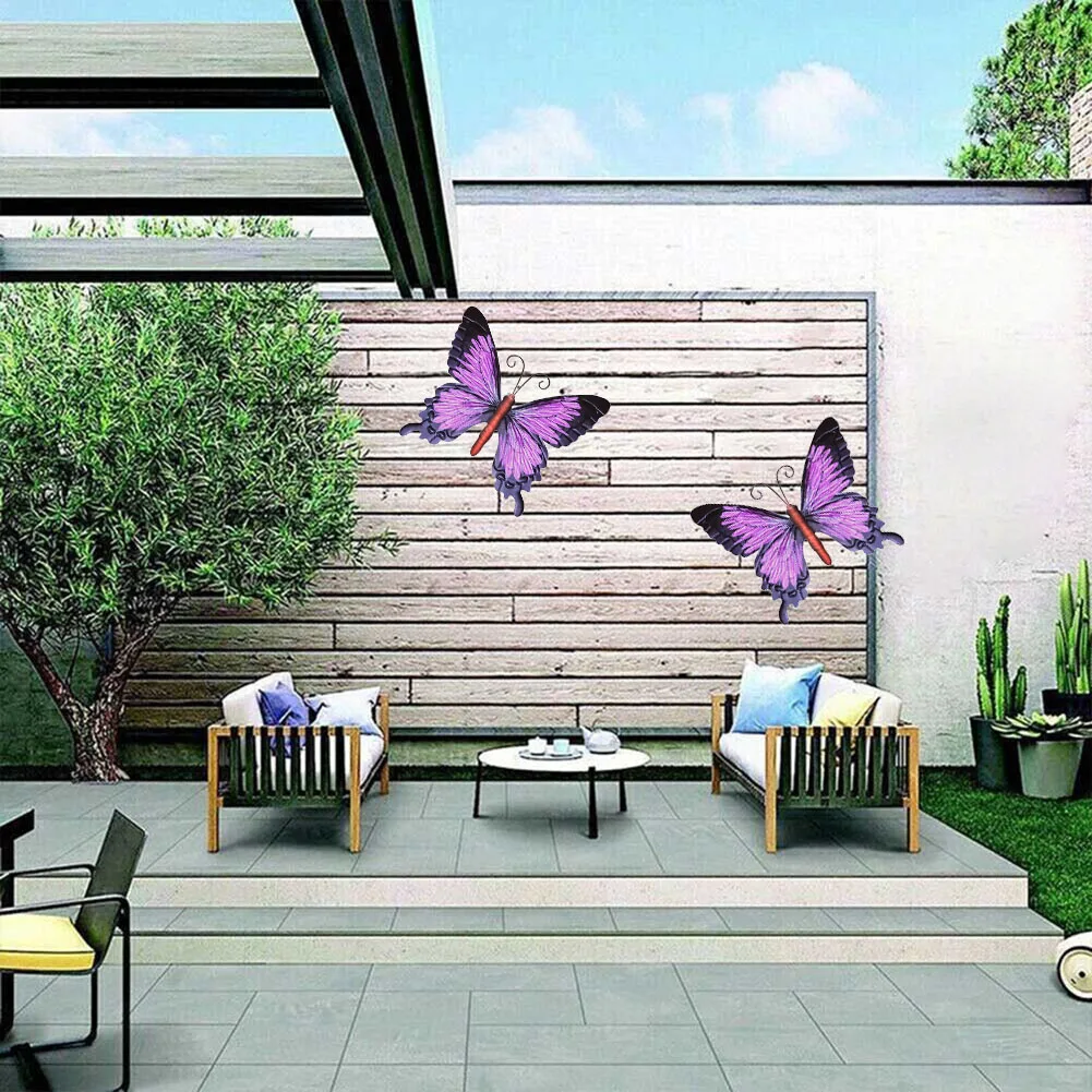 1pc Large Metal Simulation Butterfly Purple Outdoor Garden Home Decor Wall Art For Indoor Outdoor Garden Decoration 23x27.5x1cm
1pc Large Metal Simulation Butterfly Purple Outdoor Garden Home Decor Wall Art For Indoor Outdoor Garden Decoration 23x27.5x1cm