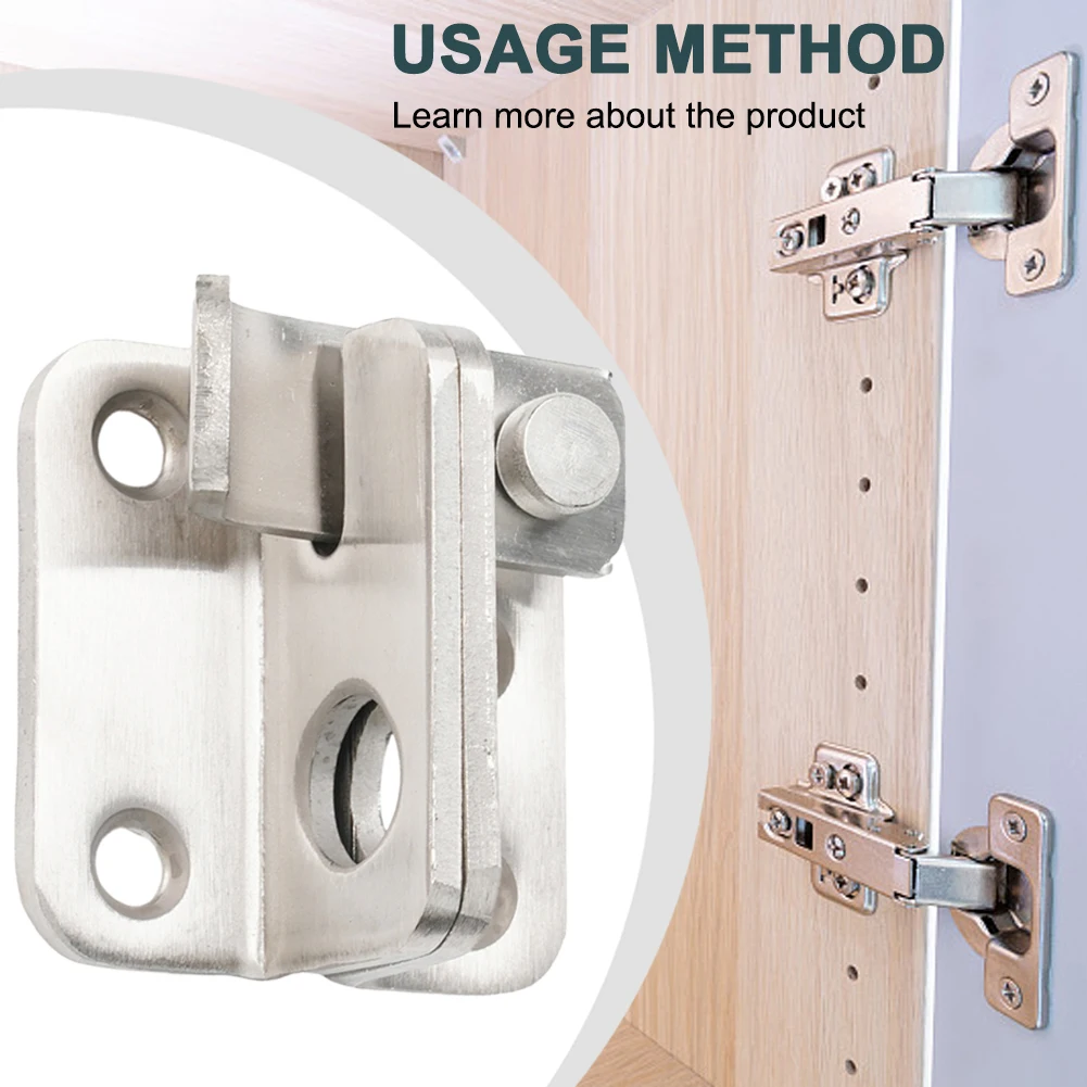 Free Punching Wardrobe Door Bolt Latch Drawer Lock Safety Security Door Stainless Steel Anti-theft Door Bolts Hardware Silver
Free Punching Wardrobe Door Bolt Latch Drawer Lock Safety Security Door Stainless Steel Anti-theft Door Bolts Hardware Silver