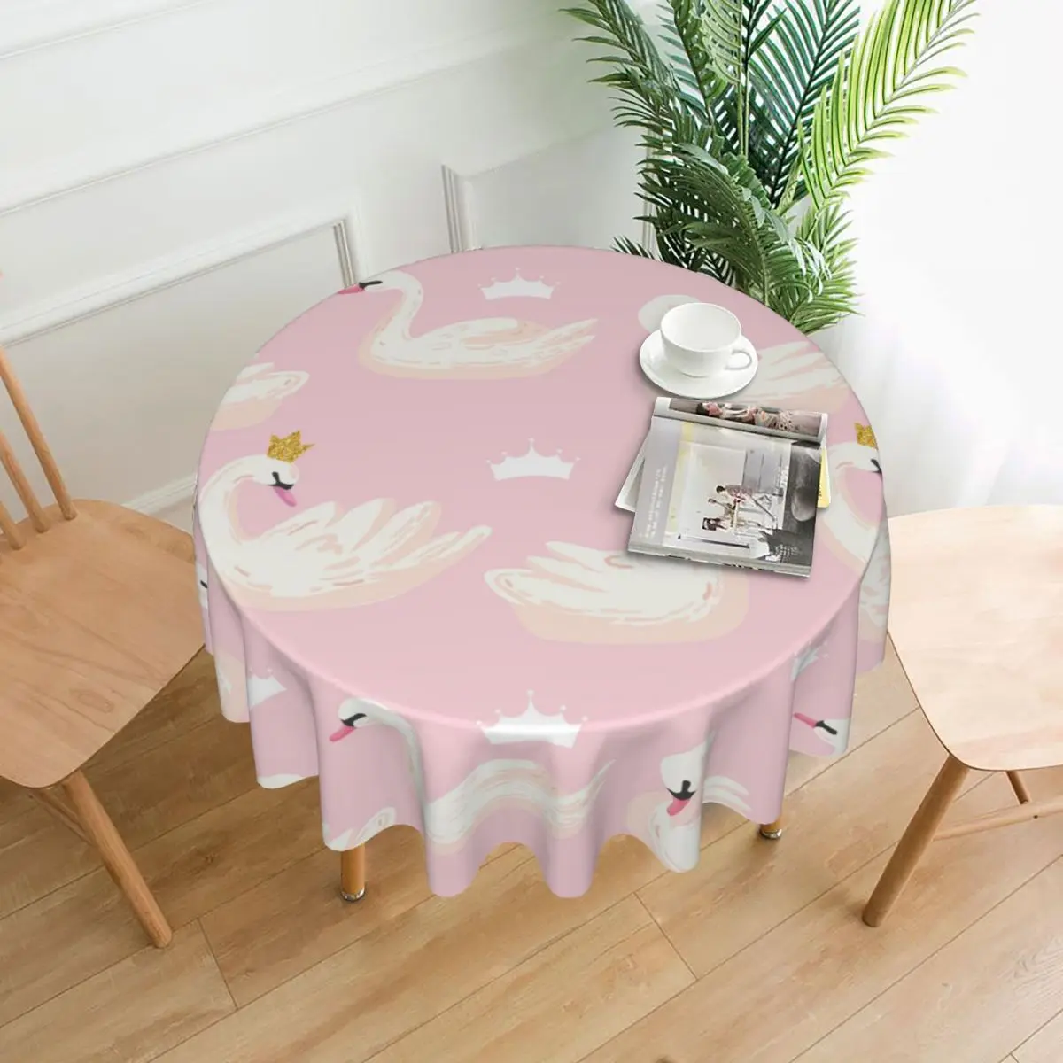 Table Cloth Cute White Swans And Crowns Tablecloth Bedroom Dormitory Dressing Table Mat Round Tablecloth Desk Decor
Table Cloth Cute White Swans And Crowns Tablecloth Bedroom Dormitory Dressing Table Mat Round Tablecloth Desk Decor