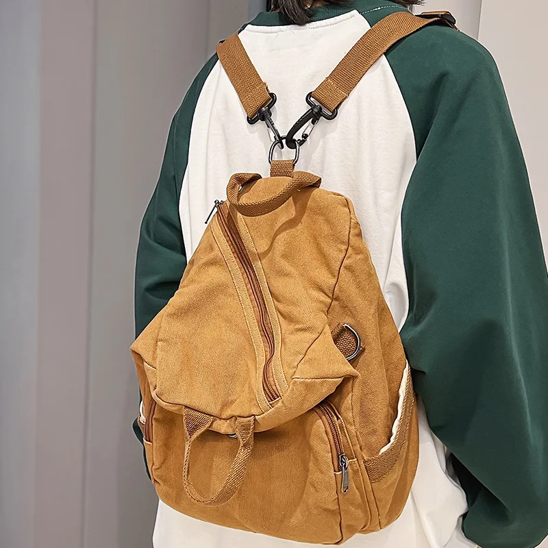 Ladies Canvas Laptop College Student Backpack Girl Vintage School Bag Cool Women Travel Backpack Female Trendy Book Bags Fashion
Ladies Canvas Laptop College Student Backpack Girl Vintage School Bag Cool Women Travel Backpack Female Trendy Book Bags Fashion