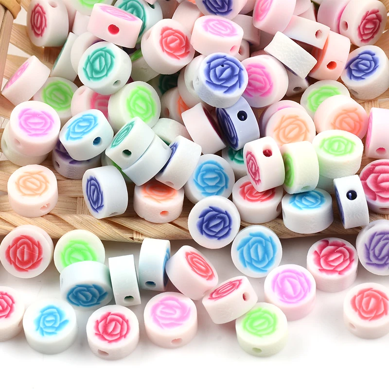 White Rose Flower Polymer Clay Beads Spacer Loose Beads for Jewelry Making Charm Bracelet Necklace DIY Accessories
White Rose Flower Polymer Clay Beads Spacer Loose Beads for Jewelry Making Charm Bracelet Necklace DIY Accessories