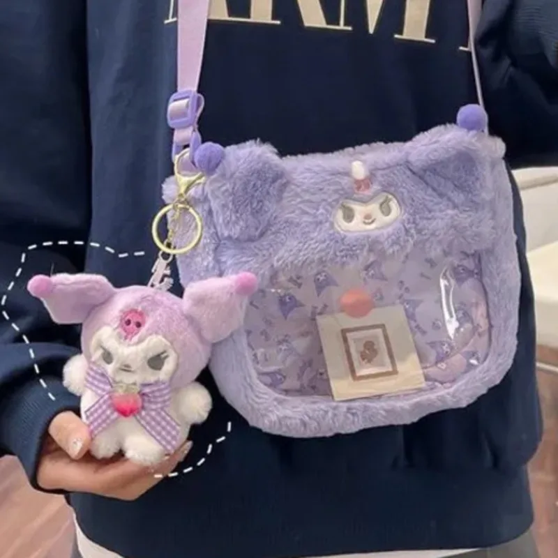 Sanrio Plush Bag Kuromi Backpack My Melody Transparent Cinnamoroll Messenger Bag Lolita Crossbody Bag Makeup Kid Girl Anime Gift
Sanrio Plush Bag Kuromi Backpack My Melody Transparent Cinnamoroll Messenger Bag Lolita Crossbody Bag Makeup Kid Girl Anime Gift