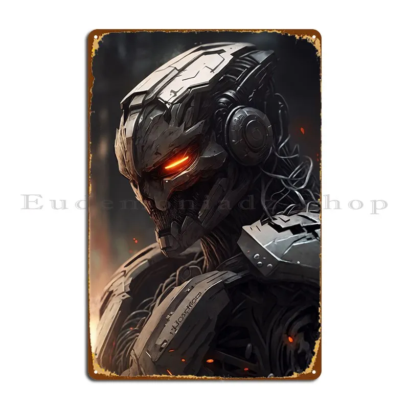 Металлическая вывеска для кинотеатра cyборга Hunter, настенный плакат с дизайном жестяной знак паба 
Металлическая вывеска для кинотеатра cyборга Hunter, настенный плакат с дизайном жестяной знак паба