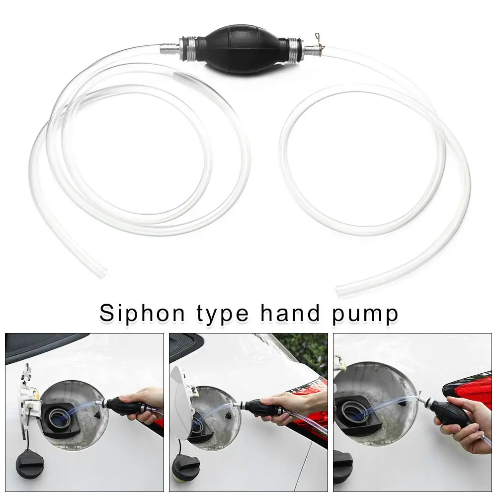 Multi-function Universal Fuel Pump Portable Petrol Diesel Siphon Pump Manual Hand Siphon Pipe Transfer Tools
Multi-function Universal Fuel Pump Portable Petrol Diesel Siphon Pump Manual Hand Siphon Pipe Transfer Tools