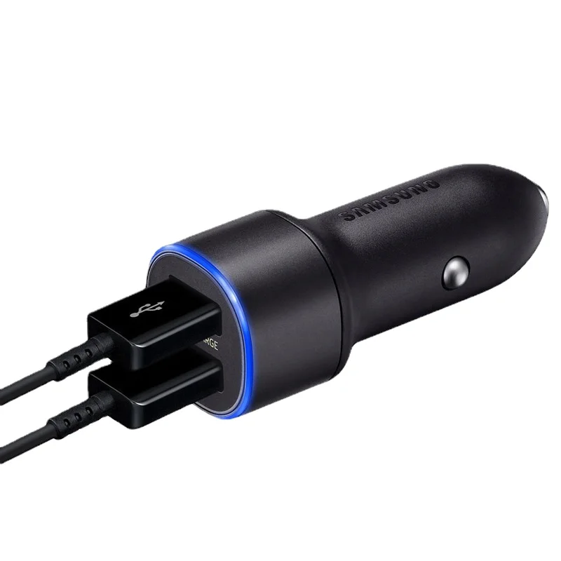 Автомобильное зарядное устройство с двумя Usb-портами, 15 Вт, для Samsung Galaxy S10 Plus S20 + S8 Plus A70 Note10 + S9 S8 
Автомобильное зарядное устройство с двумя Usb-портами, 15 Вт, для Samsung Galaxy S10 Plus S20 + S8 Plus A70 Note10 + S9 S8