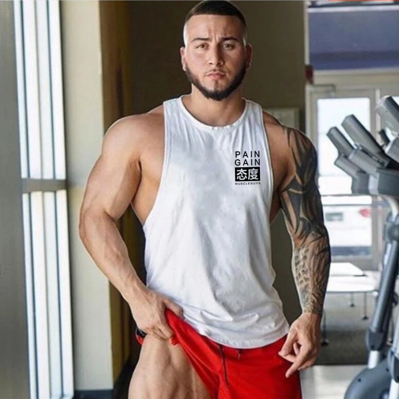 Running Vest Cotton Gym Tank Tops Men Sleeveless Tanktops Boys Bodybuilding Clothing Undershirt Fitness Stringer workout Vest
Running Vest Cotton Gym Tank Tops Men Sleeveless Tanktops Boys Bodybuilding Clothing Undershirt Fitness Stringer workout Vest