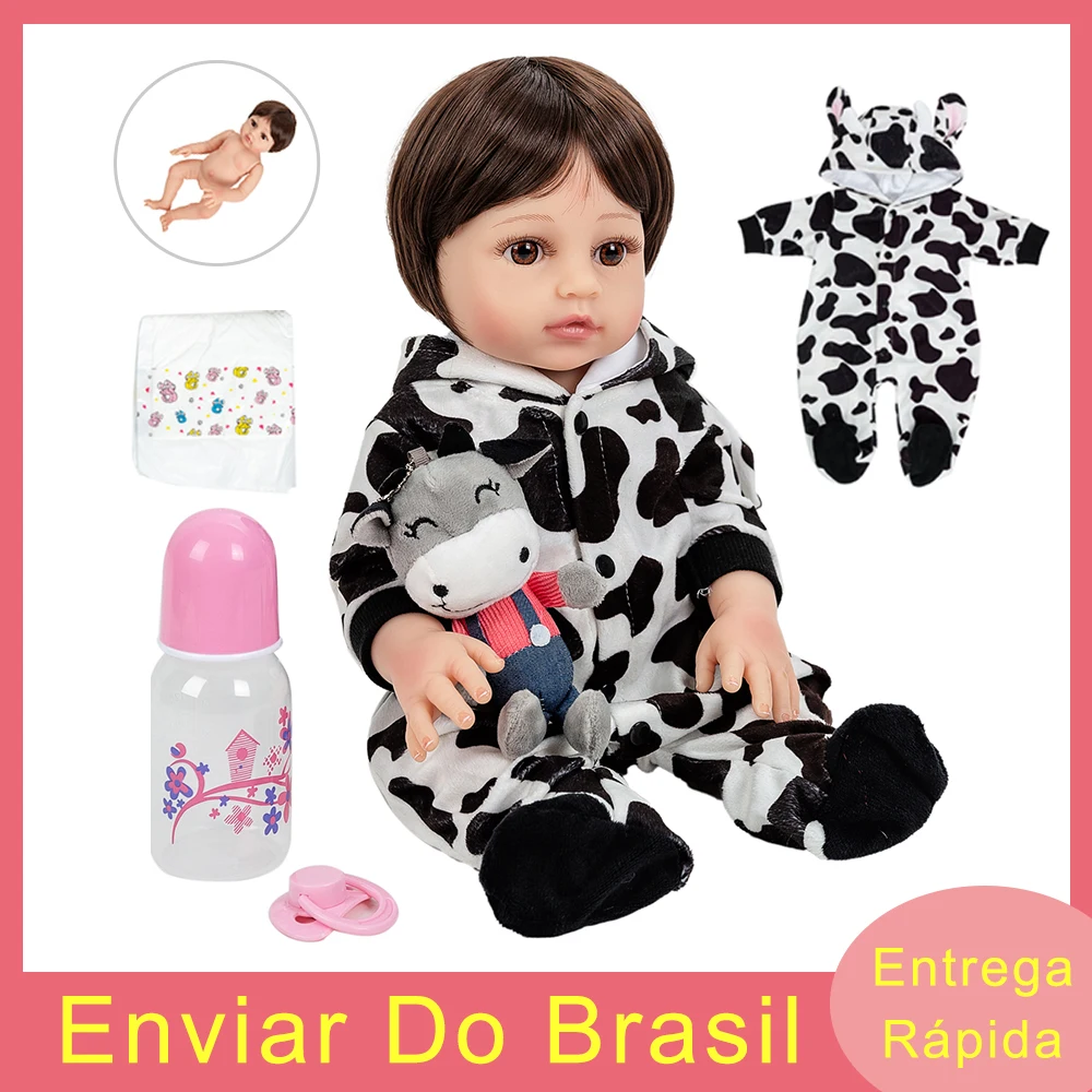 New Baby Doll Reborn Little Girl 48cm Realistic Silicone Gift For Kids Bratoy Original
New Baby Doll Reborn Little Girl 48cm Realistic Silicone Gift For Kids Bratoy Original