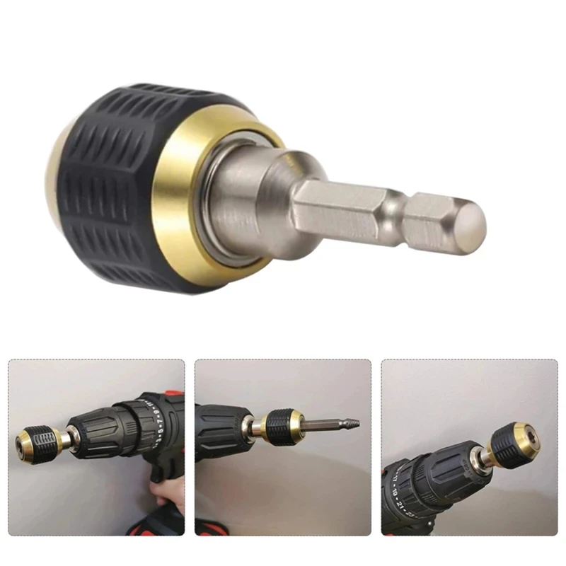 1 PCS 60mm Electric Magnetic Drill Bit Holder Quick Release Screwdriver Bit Holder 1/4 Hex Shank Power Tools Drill Accessories
1 PCS 60mm Electric Magnetic Drill Bit Holder Quick Release Screwdriver Bit Holder 1/4 Hex Shank Power Tools Drill Accessories