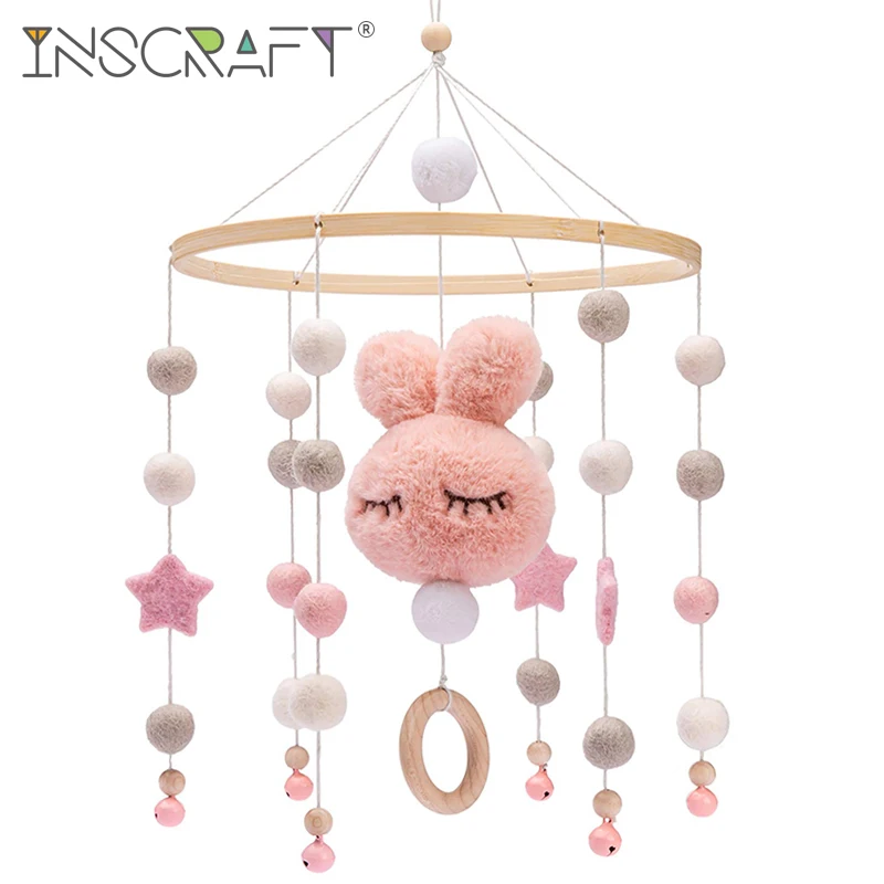 Handmade Baby Crib Ceiling Mobile Soft Hanging Plush Animals Bassinet Bell for Nursery Kids Room Décor
Handmade Baby Crib Ceiling Mobile Soft Hanging Plush Animals Bassinet Bell for Nursery Kids Room Décor