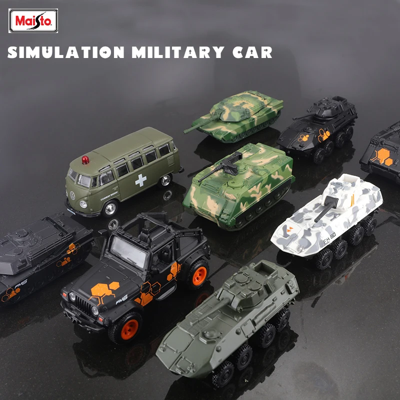 Maisto 1:43 Simulation tank car Volkswagen bus jeep armored vehicle Alloy Model Car Model Ornaments Collection Boy Toys
Maisto 1:43 Simulation tank car Volkswagen bus jeep armored vehicle Alloy Model Car Model Ornaments Collection Boy Toys