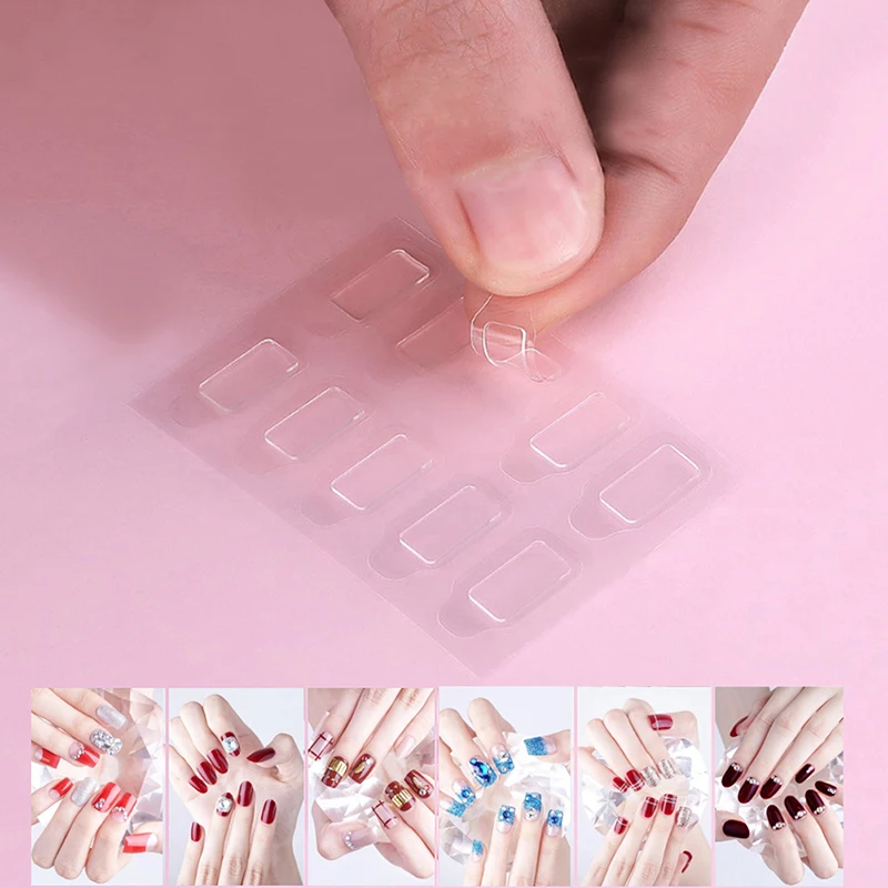 100pcs/10sheet Transparent Double Sided Adhesive Tapes Stickers Fingernail Art False Nail Tips Extension Tools
100pcs/10sheet Transparent Double Sided Adhesive Tapes Stickers Fingernail Art False Nail Tips Extension Tools
