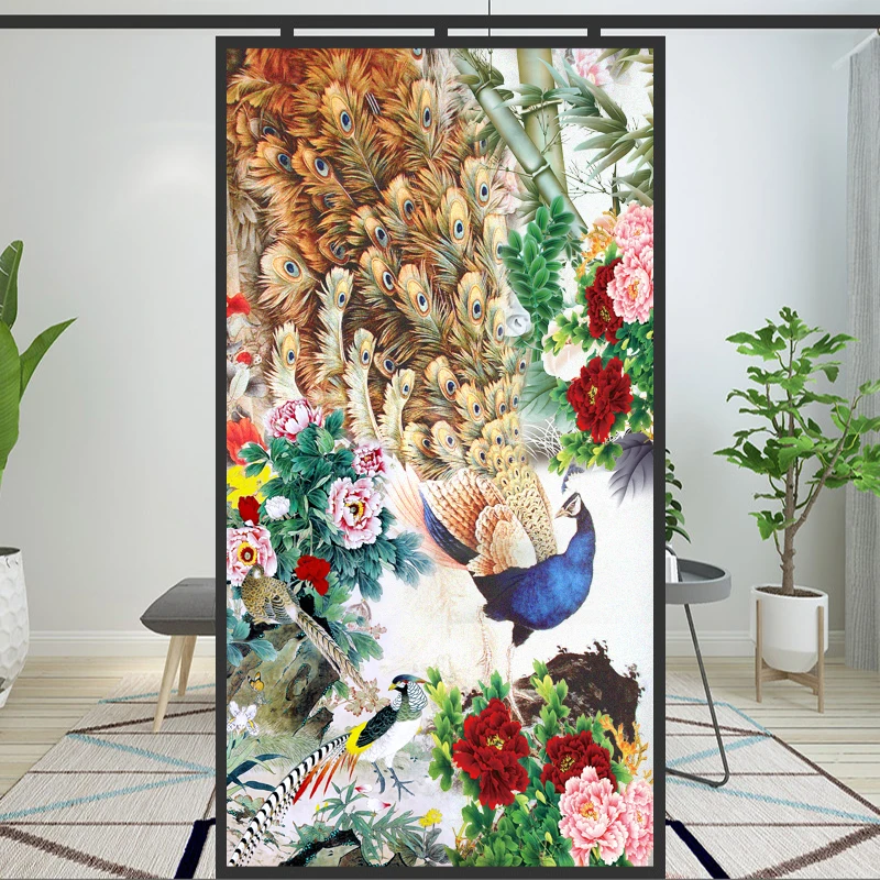 Peacock Window Film Privacy Non Adhesive Glass Sticker Sun Protection Heat Control Window Coverings Window Tint for Homedecor
Peacock Window Film Privacy Non Adhesive Glass Sticker Sun Protection Heat Control Window Coverings Window Tint for Homedecor