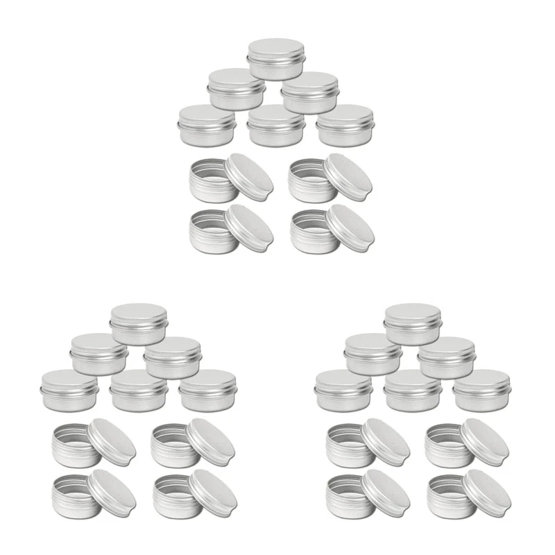A06I 75X 15Ml Aluminium Tin Large Make Up Candle Pots Capacity Empty Big Cosmetic/Candle/Spice Pots/Hair Product
A06I 75X 15Ml Aluminium Tin Large Make Up Candle Pots Capacity Empty Big Cosmetic/Candle/Spice Pots/Hair Product