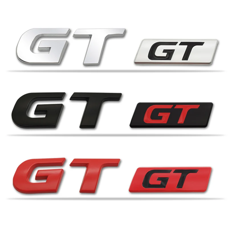 3D Metal Car Sticker GT Logo Metal Emblem Badge Decals For Peugeot 206 207 307 208 2008 RCZ Renault VW GT Polo Golf 5 7 Passat
3D Metal Car Sticker GT Logo Metal Emblem Badge Decals For Peugeot 206 207 307 208 2008 RCZ Renault VW GT Polo Golf 5 7 Passat