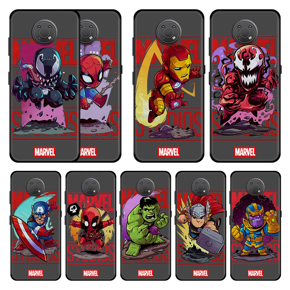 Phone Thin Full Marvel Man Venom Spider-Man Black Case Funda for Nokia XR20 5 G20 6 G50 7 G10 3 1 G11 C21 Plus X10 C20 2 C30
Phone Thin Full Marvel Man Venom Spider-Man Black Case Funda for Nokia XR20 5 G20 6 G50 7 G10 3 1 G11 C21 Plus X10 C20 2 C30