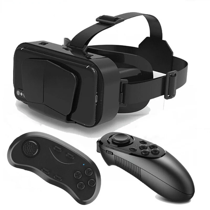 

Original G10 IMAX Giant Screen VR Glasses 3D Virtual Reality Box Google Cardboard Helmet For 4.7-7" Smartphone,Matching Joystick