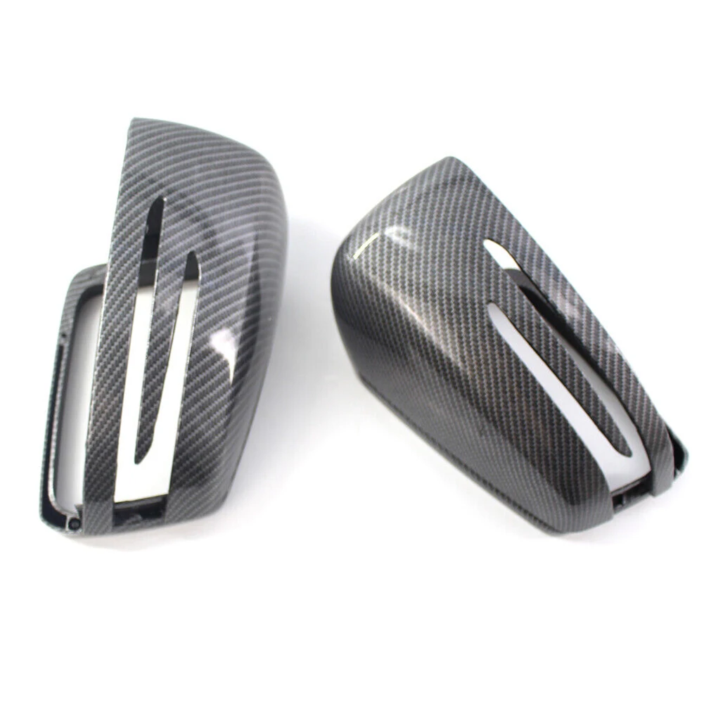 2PCS Carbon Fiber Side Mirror Cover Cap Add On For Benz W204 W212 W218 W176 W221 Plastic Gloss Black Exterior Car Trim Parts
2PCS Carbon Fiber Side Mirror Cover Cap Add On For Benz W204 W212 W218 W176 W221 Plastic Gloss Black Exterior Car Trim Parts